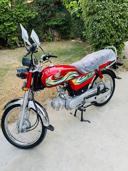 Honda CD 70cc 2023Model brand new condition best for 2024 2