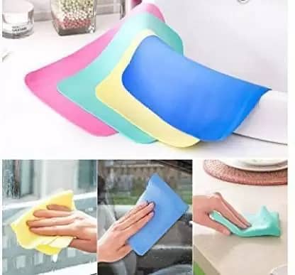 Magic Towel Kitchen Cleaner Wet And Dry Sponge Cleaning Cloth 1