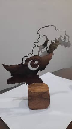 cnc cut pakistan flag