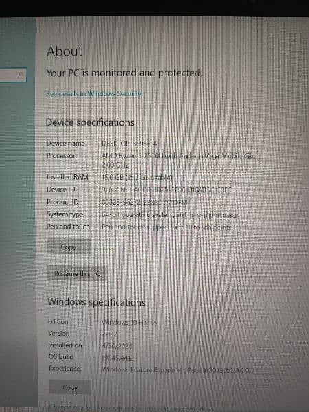 Hp Laptop Ryzen 5 = Corei5 8th Generation 360 Screen + Touch Screen 18