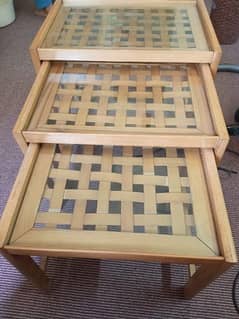 Three Nesting Tables and Trolly (Imported)