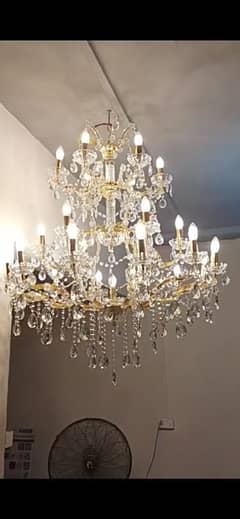 crystal chandelier 25 lights 4 feet