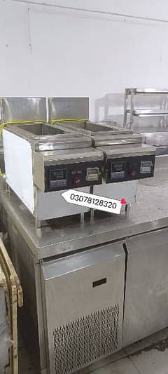 deep fryer 8 litter full automatic aval pizza oven fast food machinery