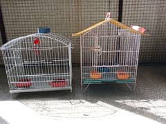 chick's and birds  small cages two loot sale
