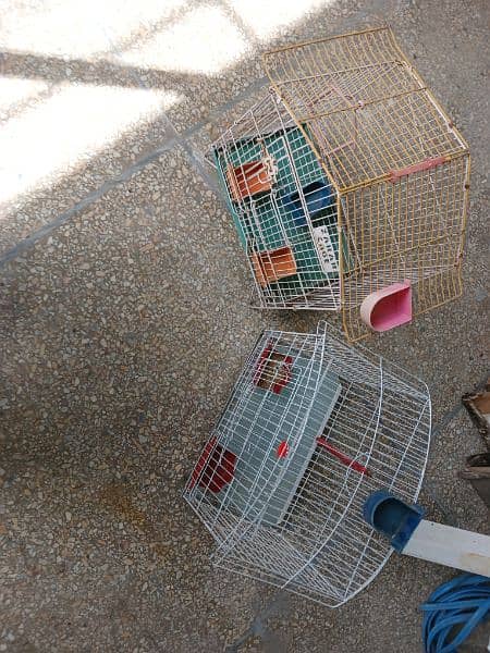 chick's and birds  small cages two loot sale 7