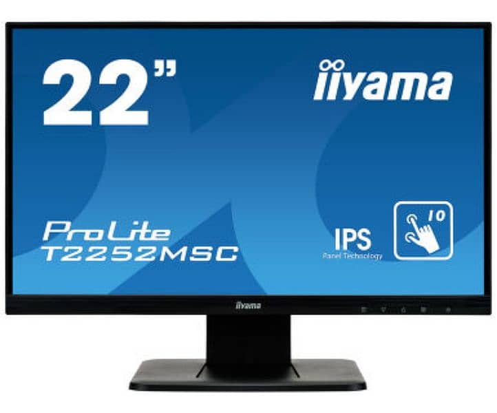 iiyama T2252MSC-B1 22' Black, IPS, Full HD finger Touch screen 0