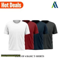 Men's stitched plane shirts pack of 4