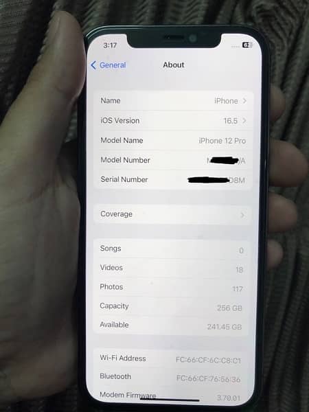 iPhone 12pro 256gb zero meter 6