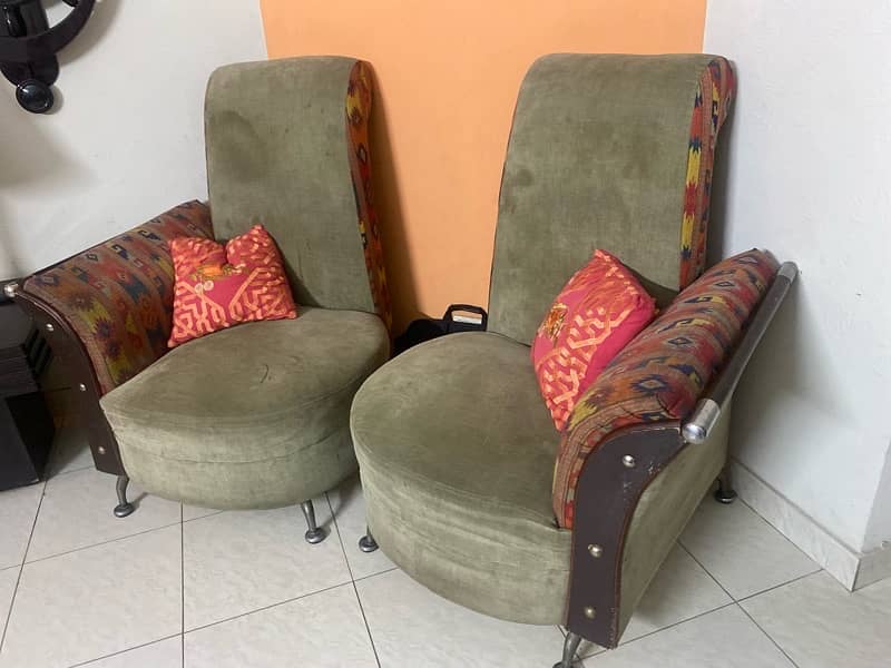 Pair of Single Seater Sofa 0