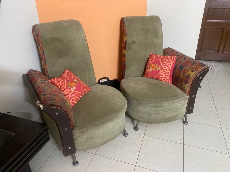 Pair of Single Seater Sofa 1