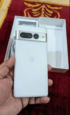 Google pixel 7 pro 12/256gb with full box urgent sale me