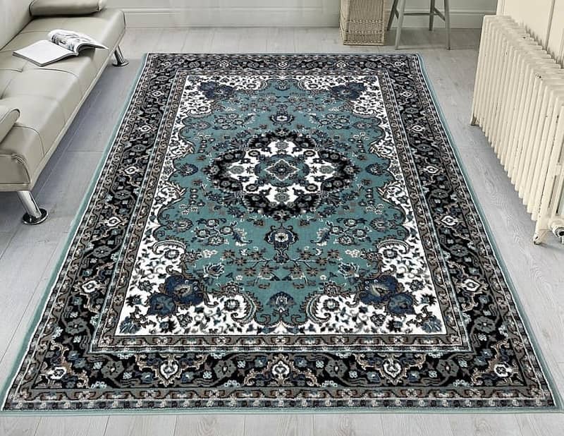 Rug with beautiful color theme. 1