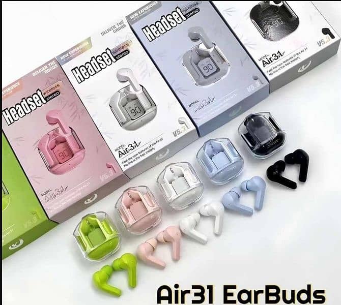 Air 31 wireless earbuds. (five variants) available 0