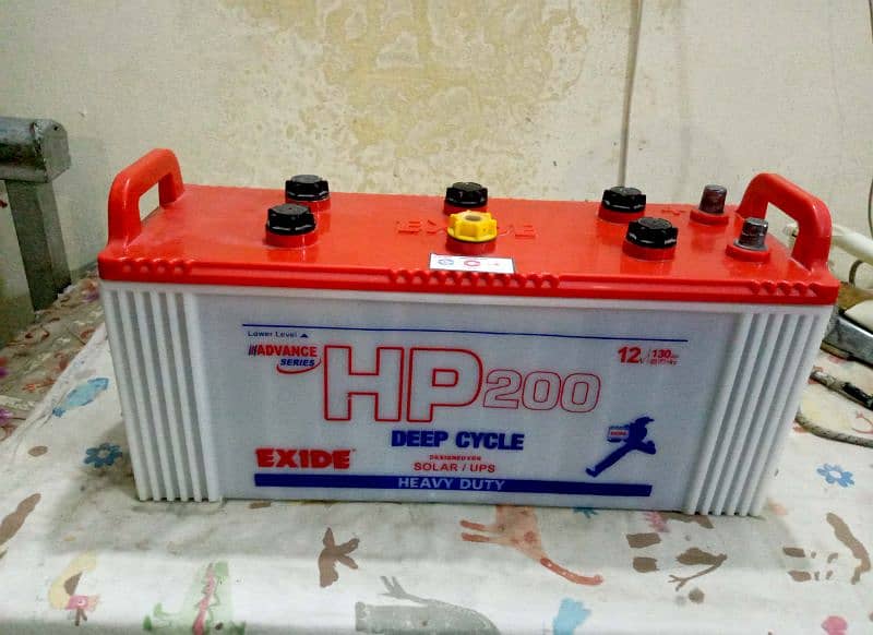Exide Batterys HP 200 130 AH Deep Cycle Exide Battery 1