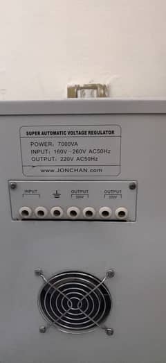 Super Automatic Voltage Regulator (JONCHAN) 7-KVA