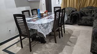 dining table with 6 chairs