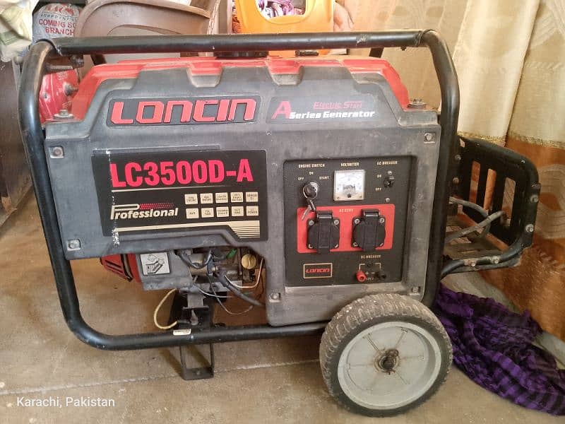 Loncin LC3500-A 2.5KVA Generator Good Condition 2