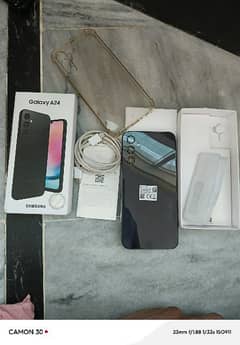 Samsung A24 6gb 128gb Complete box