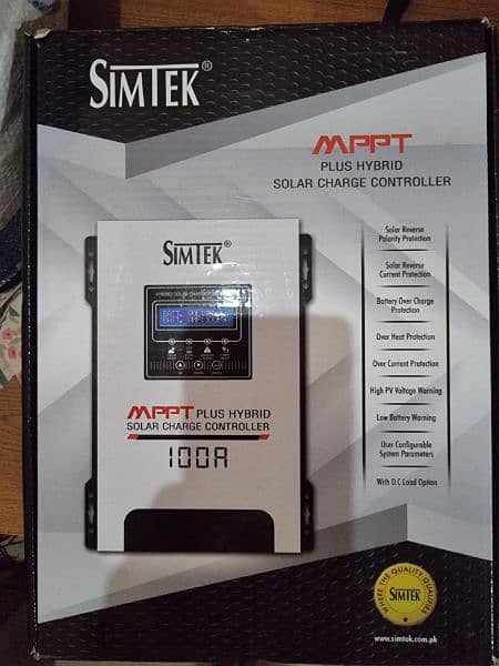 SimTek 100A MPPT hybrid controller 0