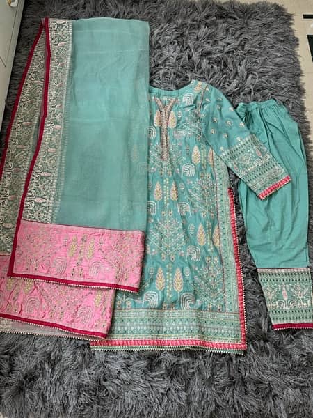 original Hussain Rehar three piece suit 5