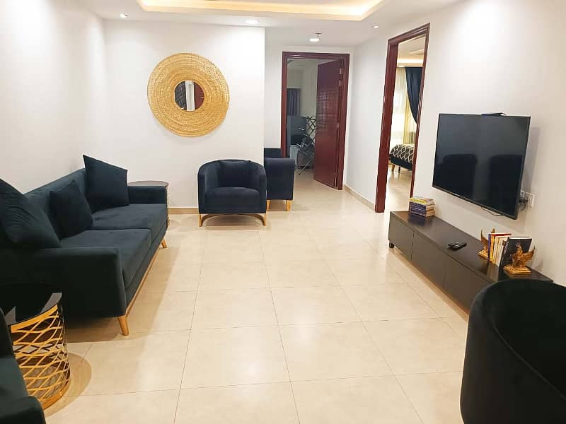 2 Bedroom Luxury Apartment Fully Furnished Available For Rent Gold Crest Mall And Residency Dha Phase 4 4