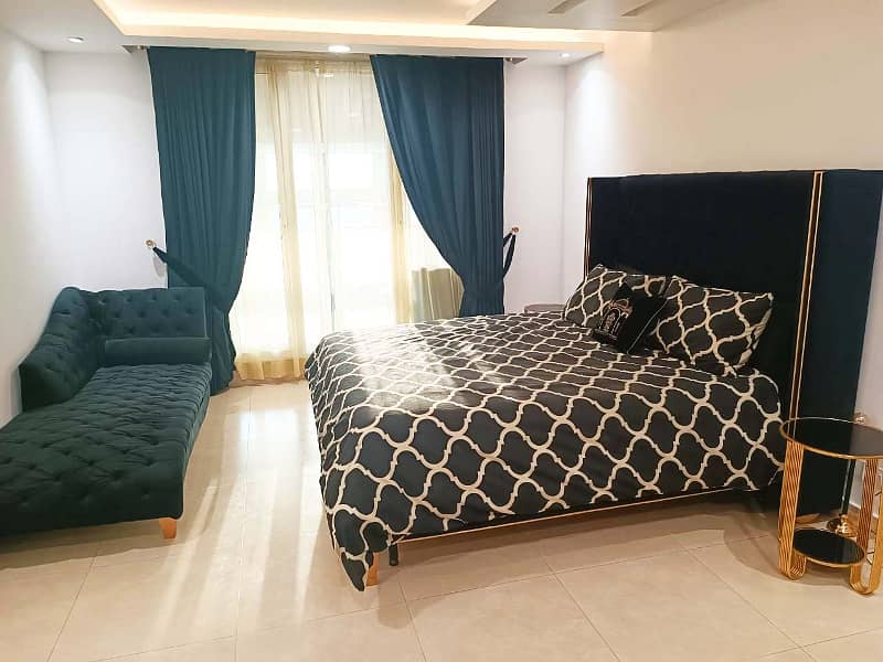 2 Bedroom Luxury Apartment Fully Furnished Available For Rent Gold Crest Mall And Residency Dha Phase 4 7