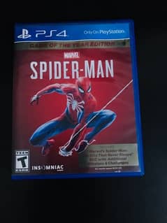 MARVEL SPIDER-MAN GOTY EDITION PS4 (negotiable)