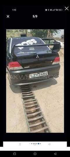 spoiler Mitsubishi lancer