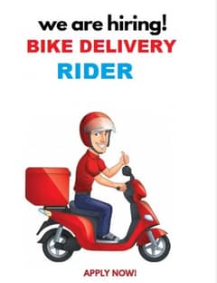 Urgently required food delivery  rider johar town  lahore