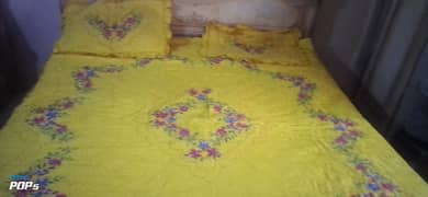 fancy bedsheet for bridal NEW not used Multan hand emb