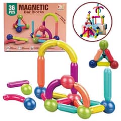 36 Pcs Magnetic Blocks Stick kids