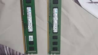 4gb+4gb ram ddr3 for pc output (3.8gb each ram)