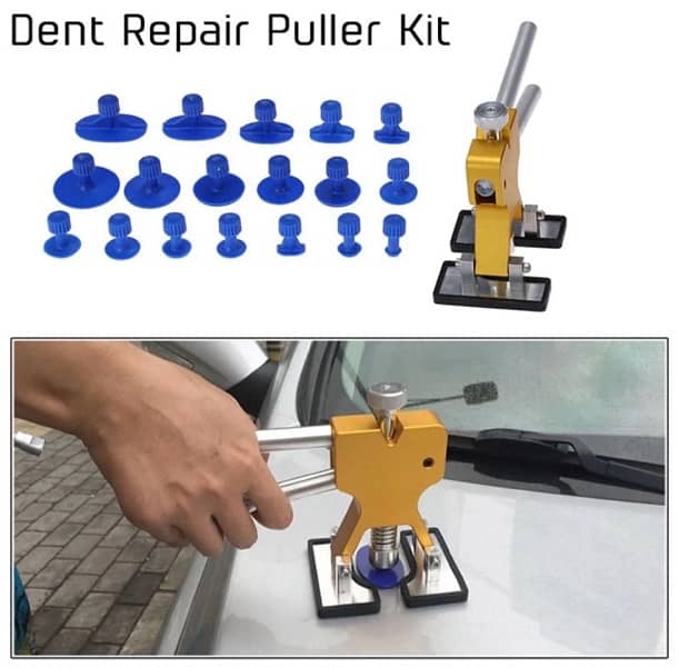 Car Body Paintless Dent Kit Repair Sheet Metal Puller 1