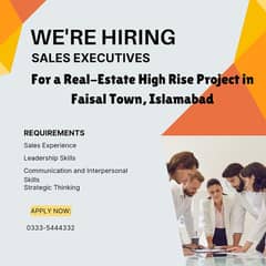 Sales Executives required