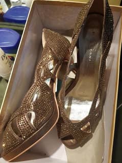 Branded Bridal high heels shoes (with box)