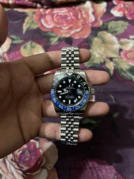 Rol3x gmt master pepsi watch for men 0