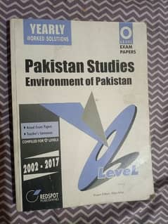 Pakistan studies (environment of Pakistan)