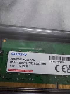 Adata DDR 4  16 gb 3200 mhz laptop Ram