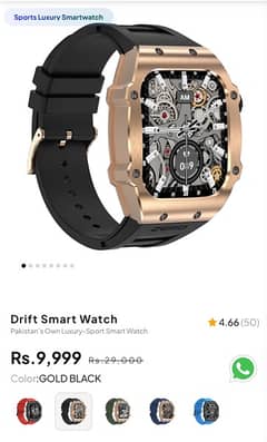 Zero Lifestyle smart Watch Drift