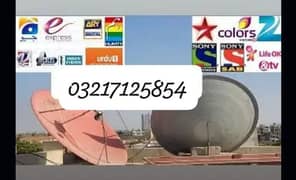 HD Recevier and Dish antenna full hd 03217125854
