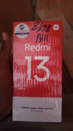 Redmi 13 8GB 128Gb one day used only