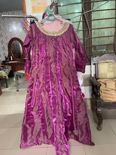 magenta kattan silk dress