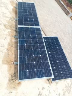 180 watt cell German 3 panels and 3 stand