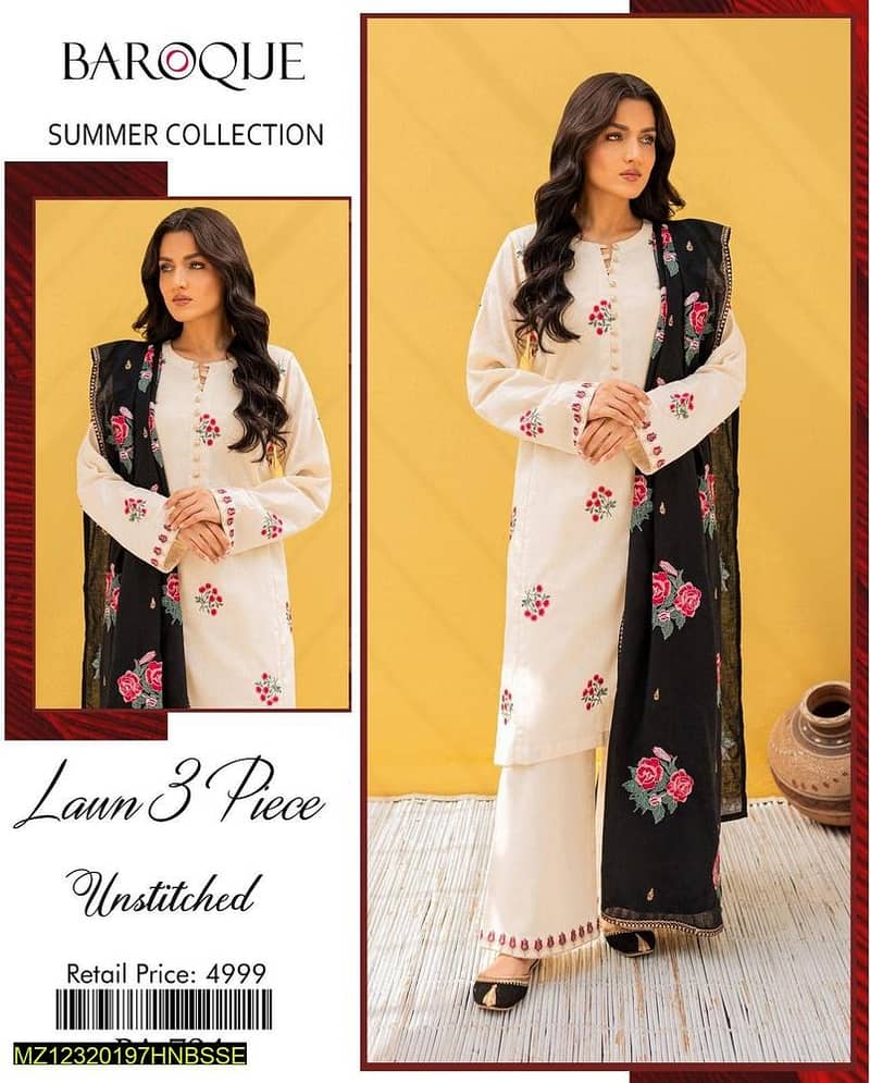 3 piece woman embroidered suit RS 4500 or 4950 11
