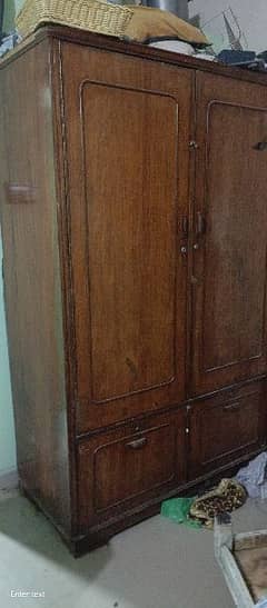 wooden cupboard