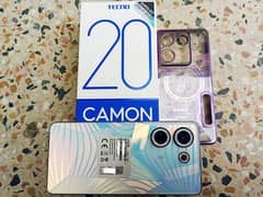 TecnoCamon20 256GB (10/10) with all Box in warranty 0