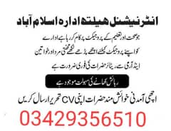 Person required for office work in Islamabad 0
