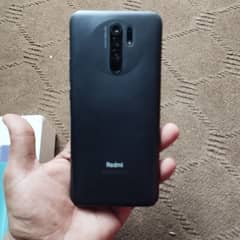 Redmi 9 3/32 Dual sim Official pta approved with box & back cover