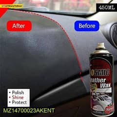 leather polish for cars and bike 0