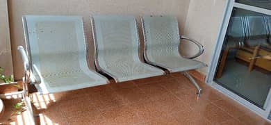 steel chairs for waiting areas 0